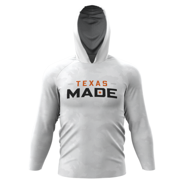 Picture of Long Sleeve Hooded Sun Shirt-Texas made RETAIL