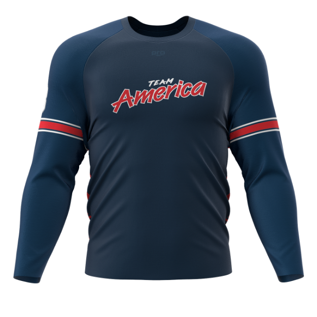 Picture of Long Sleeve Performance Shirt-Team America