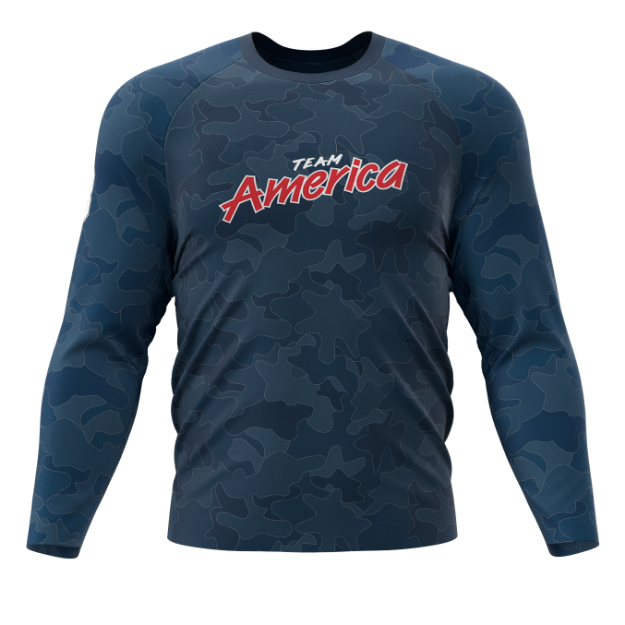 Picture of Long Sleeve Performance Shirt-Team America