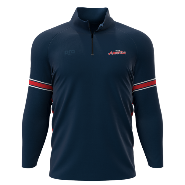 Picture of Quarter Zip Jacket-Team America