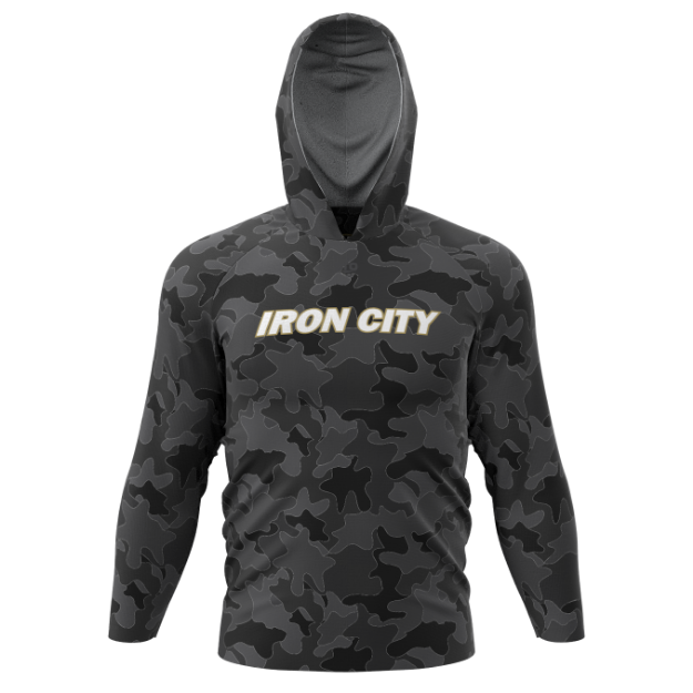 Picture of Long Sleeve Hooded Sun Shirt-Iron City - Retail