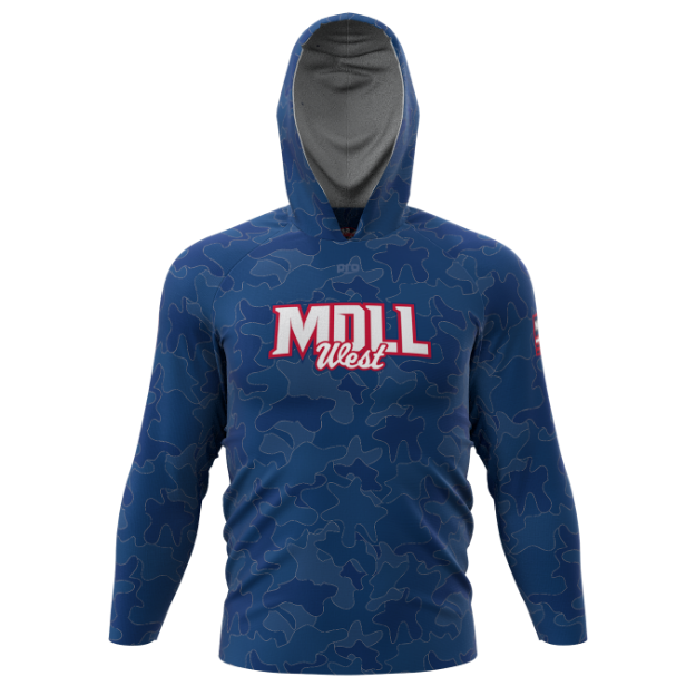Picture of Long Sleeve Hooded Sun Shirt-MDLL-West