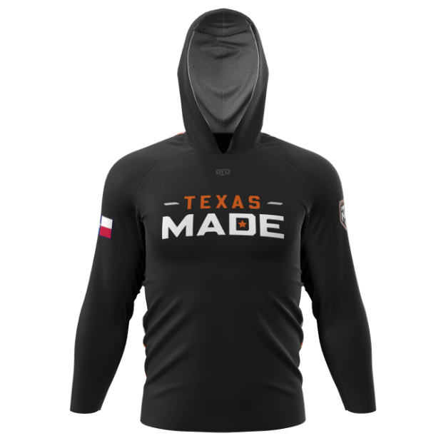 Picture of Long Sleeve Hooded Sun Shirt-Texas made RETAIL